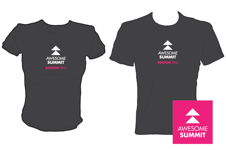 Logo and t-shirt design for AF international summit. Summer, 2012.